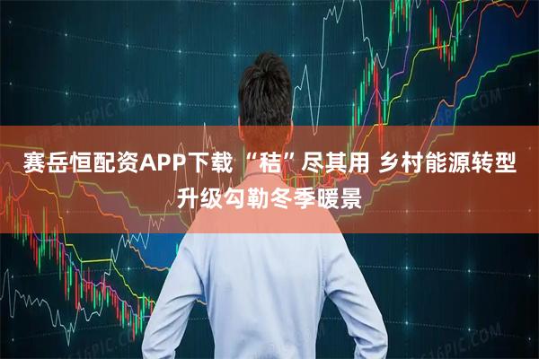 赛岳恒配资APP下载 “秸”尽其用 乡村能源转型升级勾勒冬季暖景