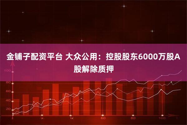 金铺子配资平台 大众公用：控股股东6000万股A股解除质押