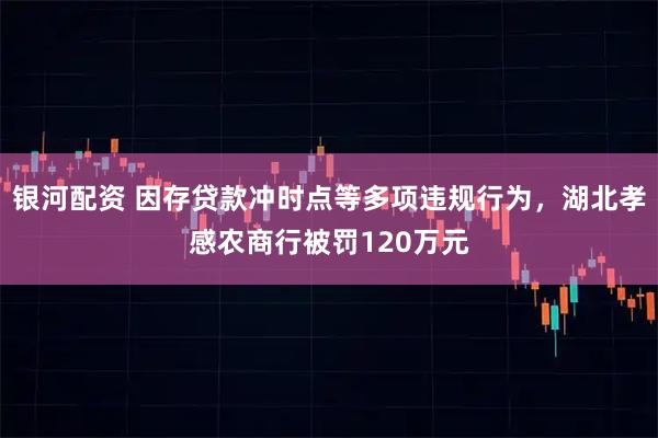 银河配资 因存贷款冲时点等多项违规行为，湖北孝感农商行被罚120万元